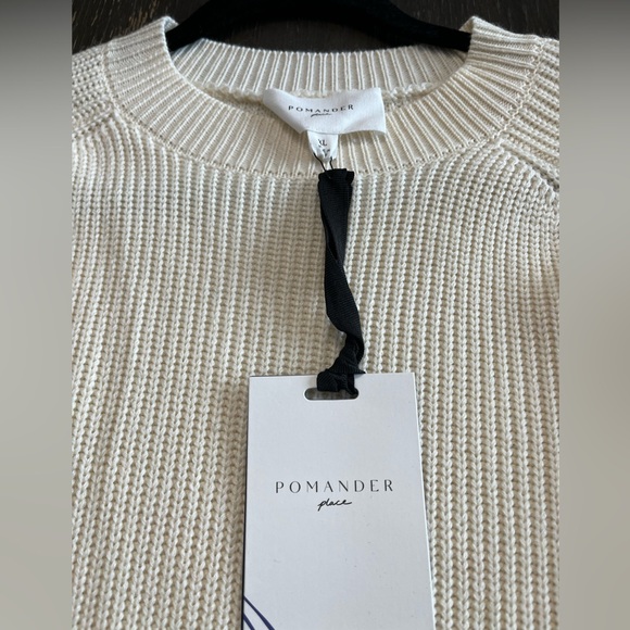 Beautiful NWT Pomander Place Cream Ainsley Knit Dress - Picture 2 of 6